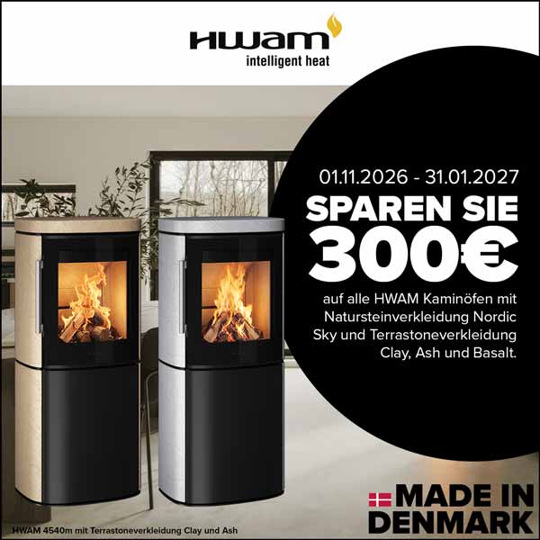 300 Euro sparen bei HWAM